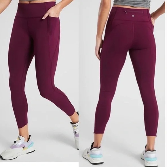 Athleta Pants & Jumpsuits Athleta Velocity 78 Tights Leggings